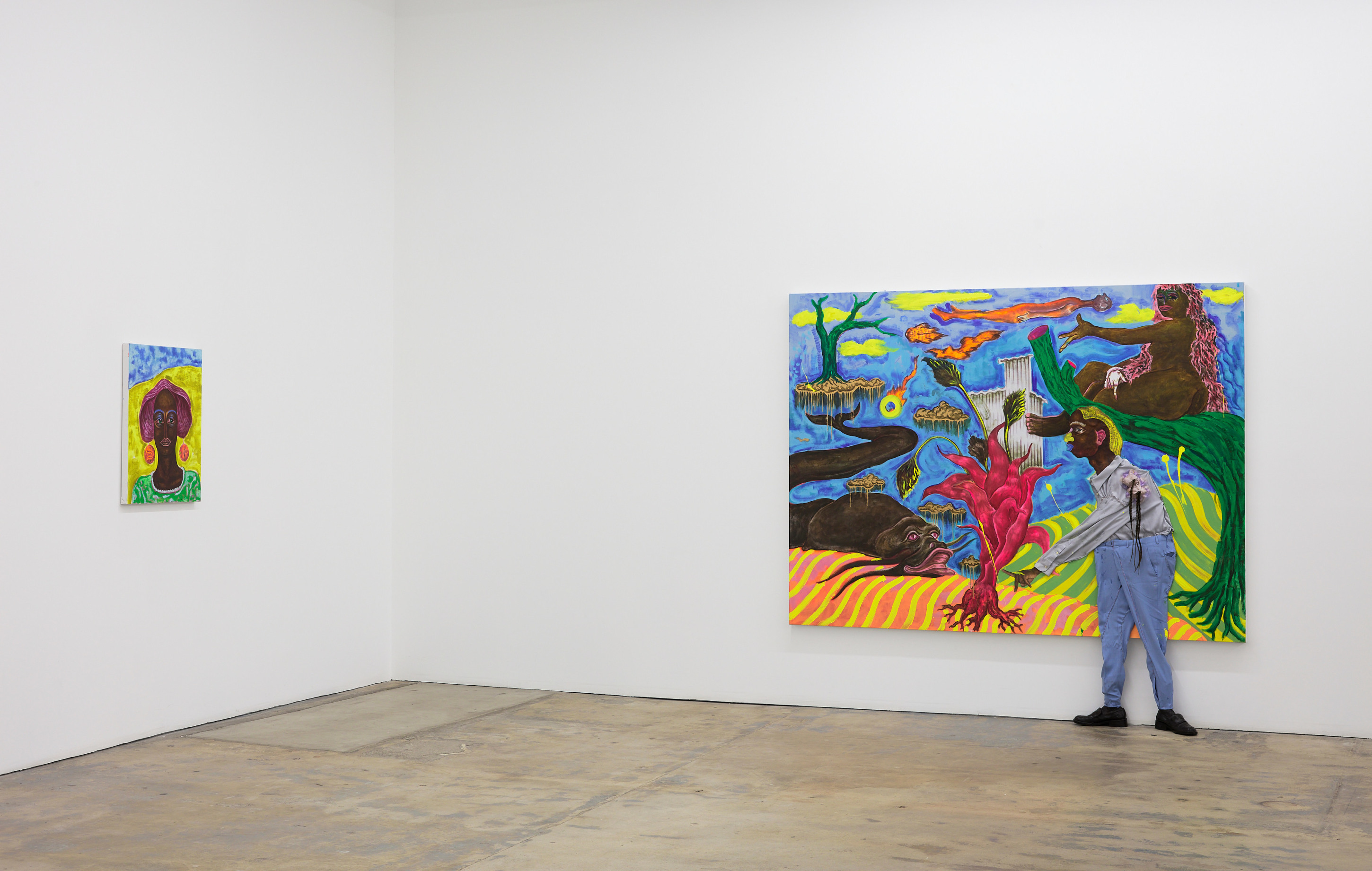 Simphiwe Ndzube Installation Gallery Nicodim Art Painting