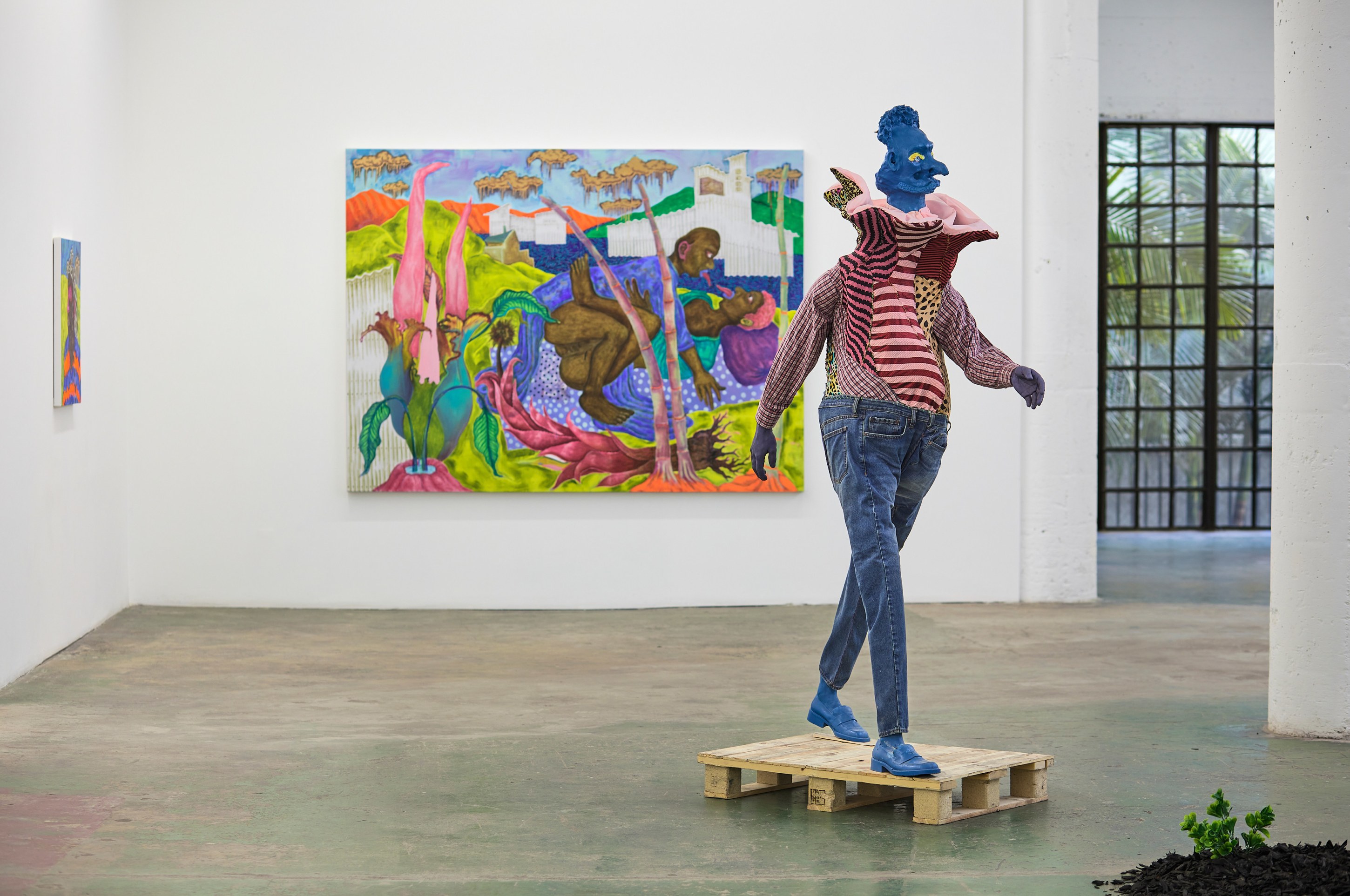 Simphiwe Ndzube Installation Gallery Nicodim Art Painting Sculpture