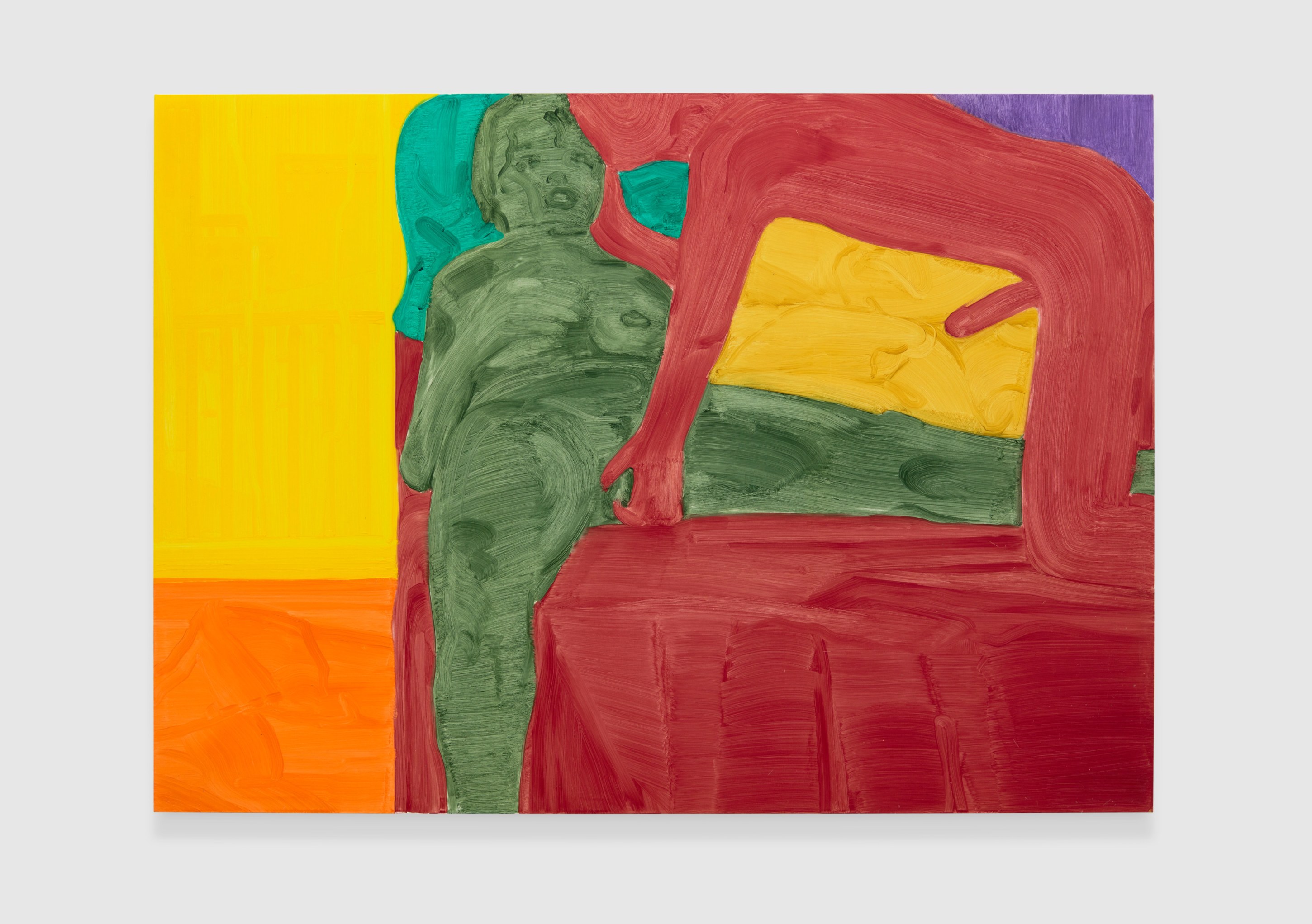 Philipp Kremer Couple (II-II) 2018 Painting Nicodim Gallery Los Angeles