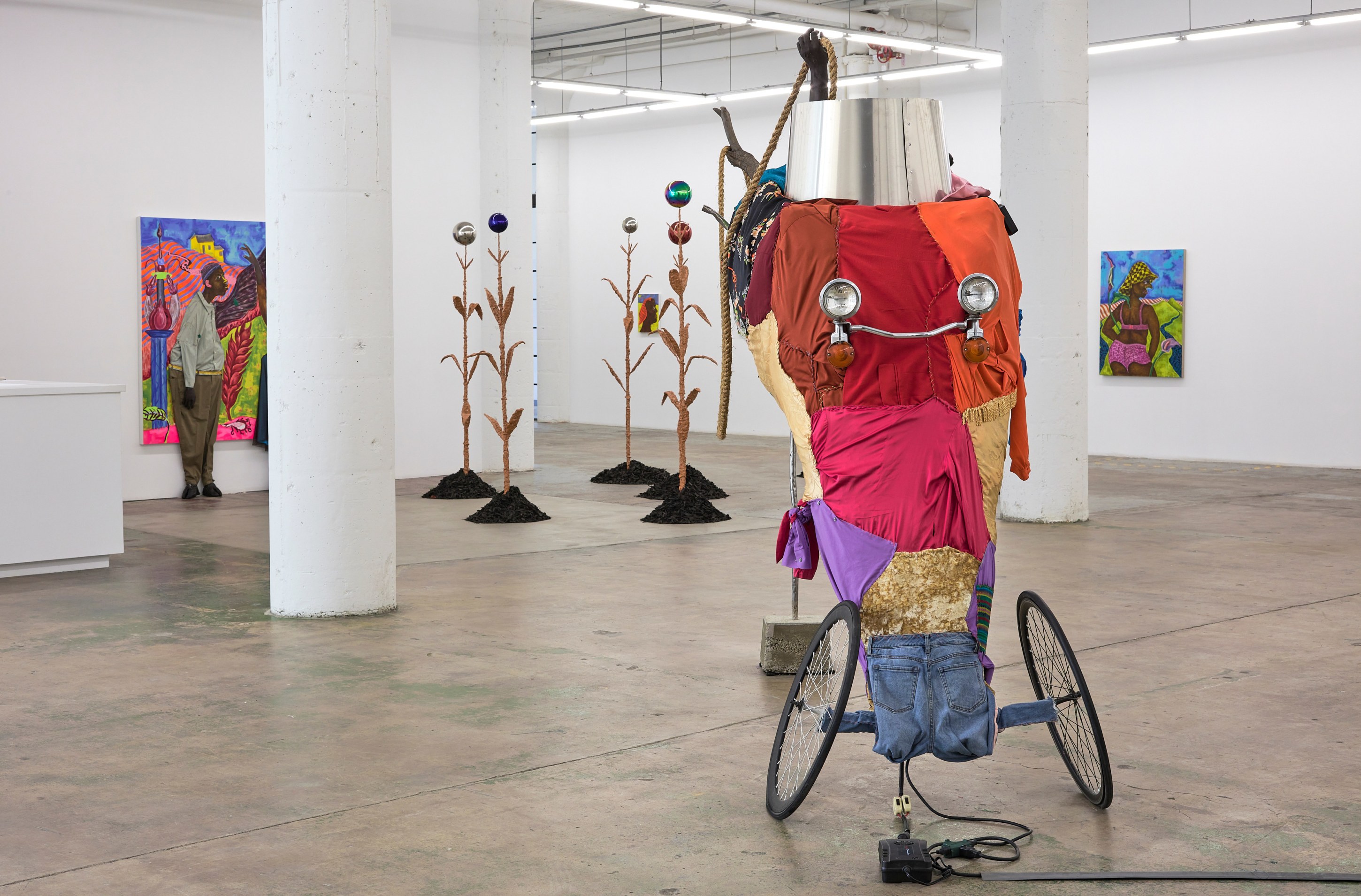 Simphiwe Ndzube Installation Gallery Nicodim Art Painting Sculpture