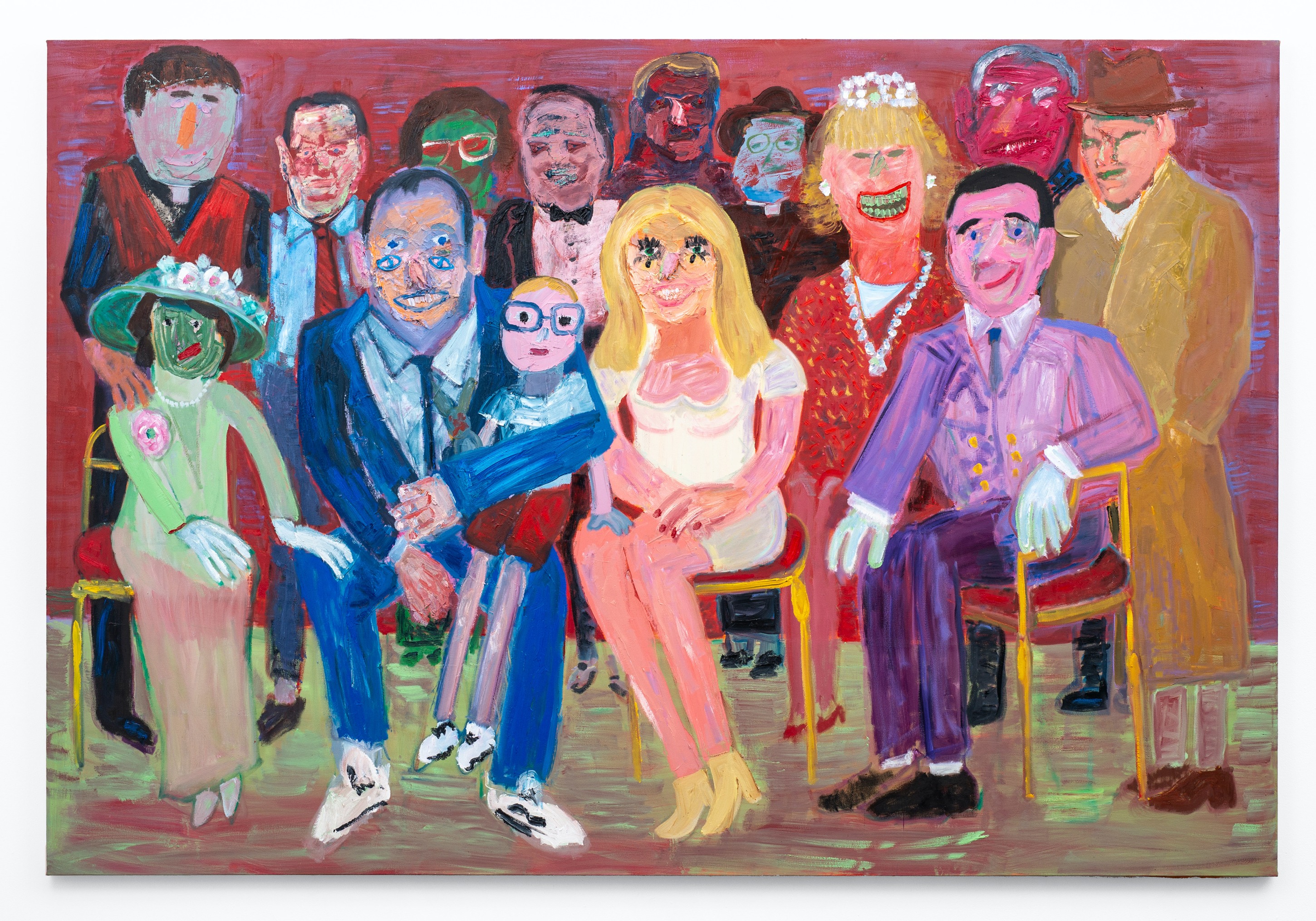 Georgina Gratrix Painting Exhibition Reunion Portrait