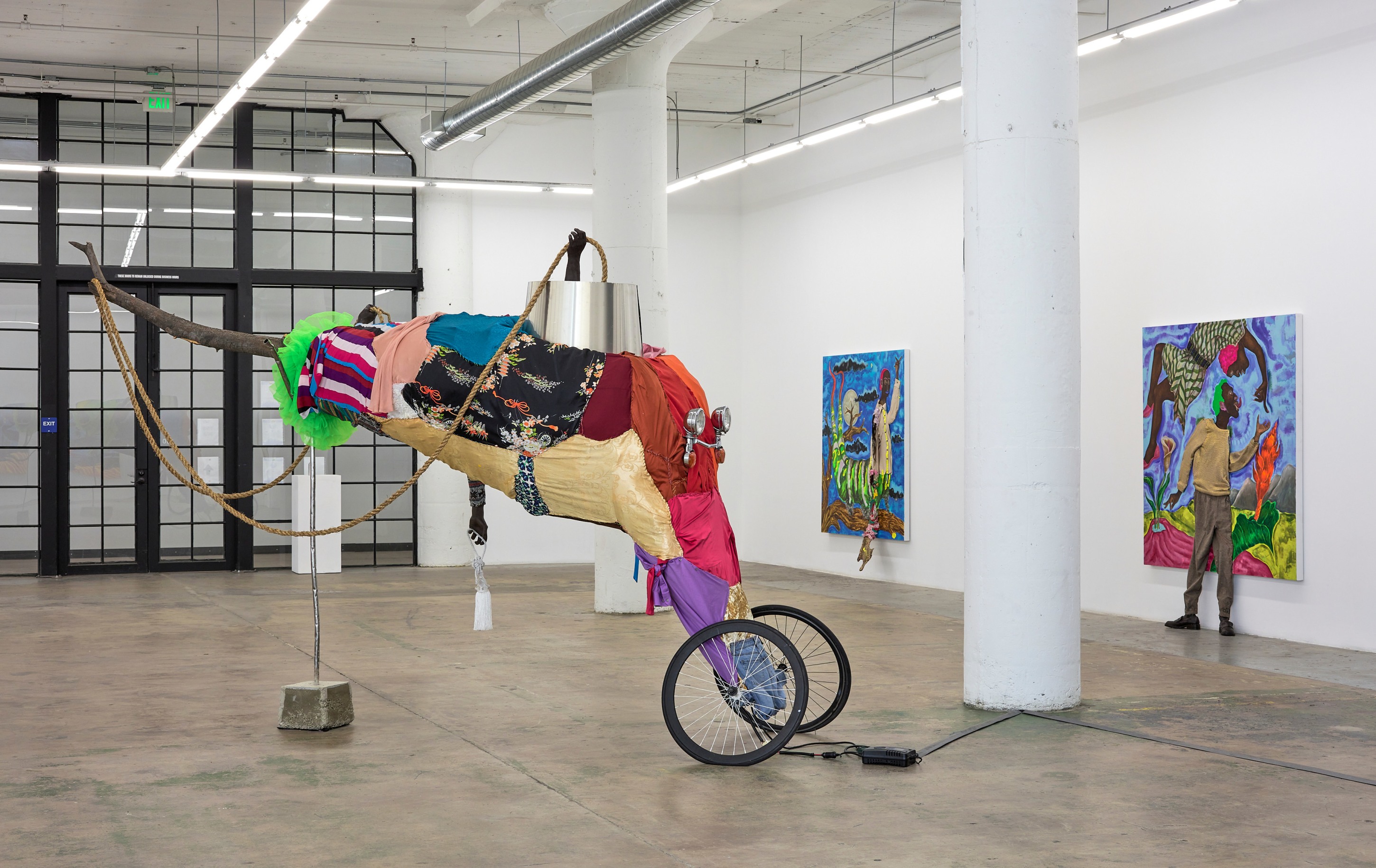 Simphiwe Ndzube Installation Gallery Nicodim Art Painting