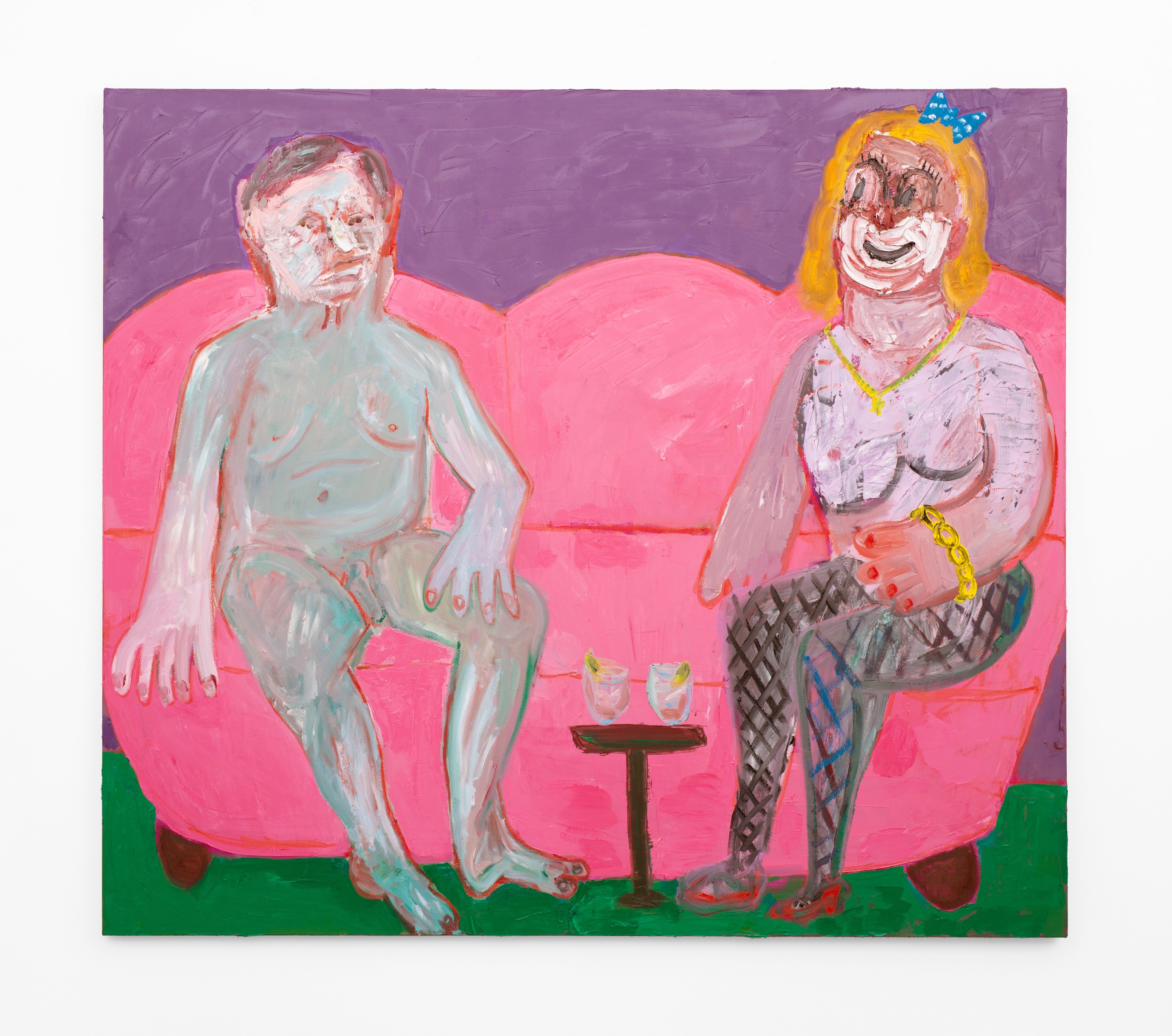 Georgina Gratrix Wandering Nudes Painting 2020 Nicodim