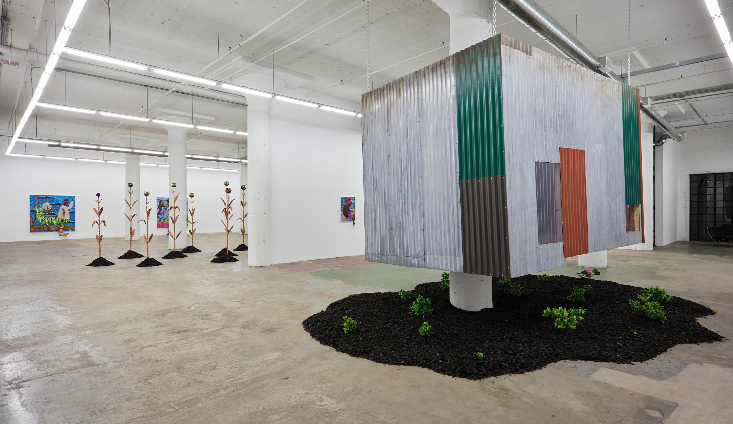 Simphiwe Ndzube Installation Gallery Nicodim Art Painting