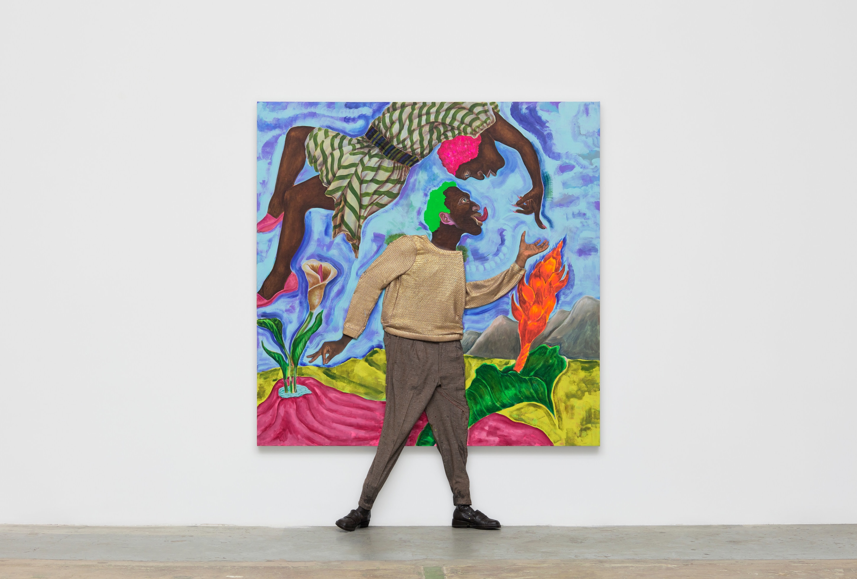 Simphiwe Ndzube Installation Gallery Nicodim Art Painting Stevenson