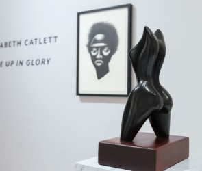 Elizabeth Catlett installation 