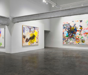 Installation view of Oliver Lee Jackson: Take the House