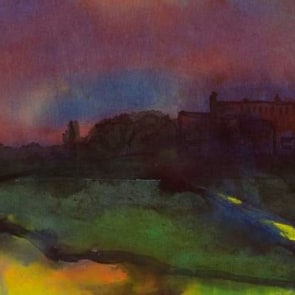 Detail of painting by Emil Nolde