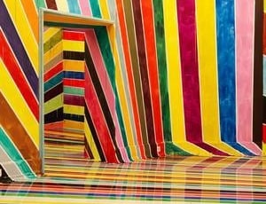 Markus Linnenbrink: This Vibrant Rainbow Room Is An Optical Illusion That Can Swallow You Up by Priscilla Frank