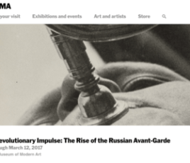 A Revolutionary Impulse: The Rise of the Russian Avant-Garde