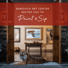 Join us at Banovich Art Center for a Unique Paint and Sip event!