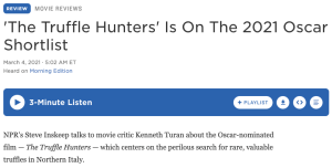 'The Truffle Hunters' Is On The 2021 Oscar Shortlist