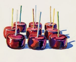 Wayne Theibaud, Nine Jelly Apples, 1964
