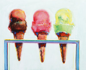 This Tempting Wayne Thiebaud Watercolor is the Perfect Summer Treat