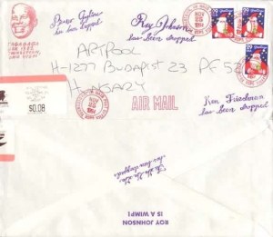 Clive Phillpot in Eternal Network: A Mail Art Anthology