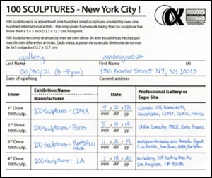 100 Sculptures: NYC