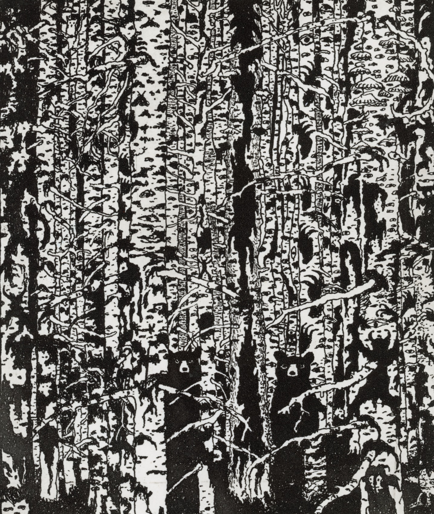 Good Dreams, 2024, etching on paper, 9 x 7 1/8 inches