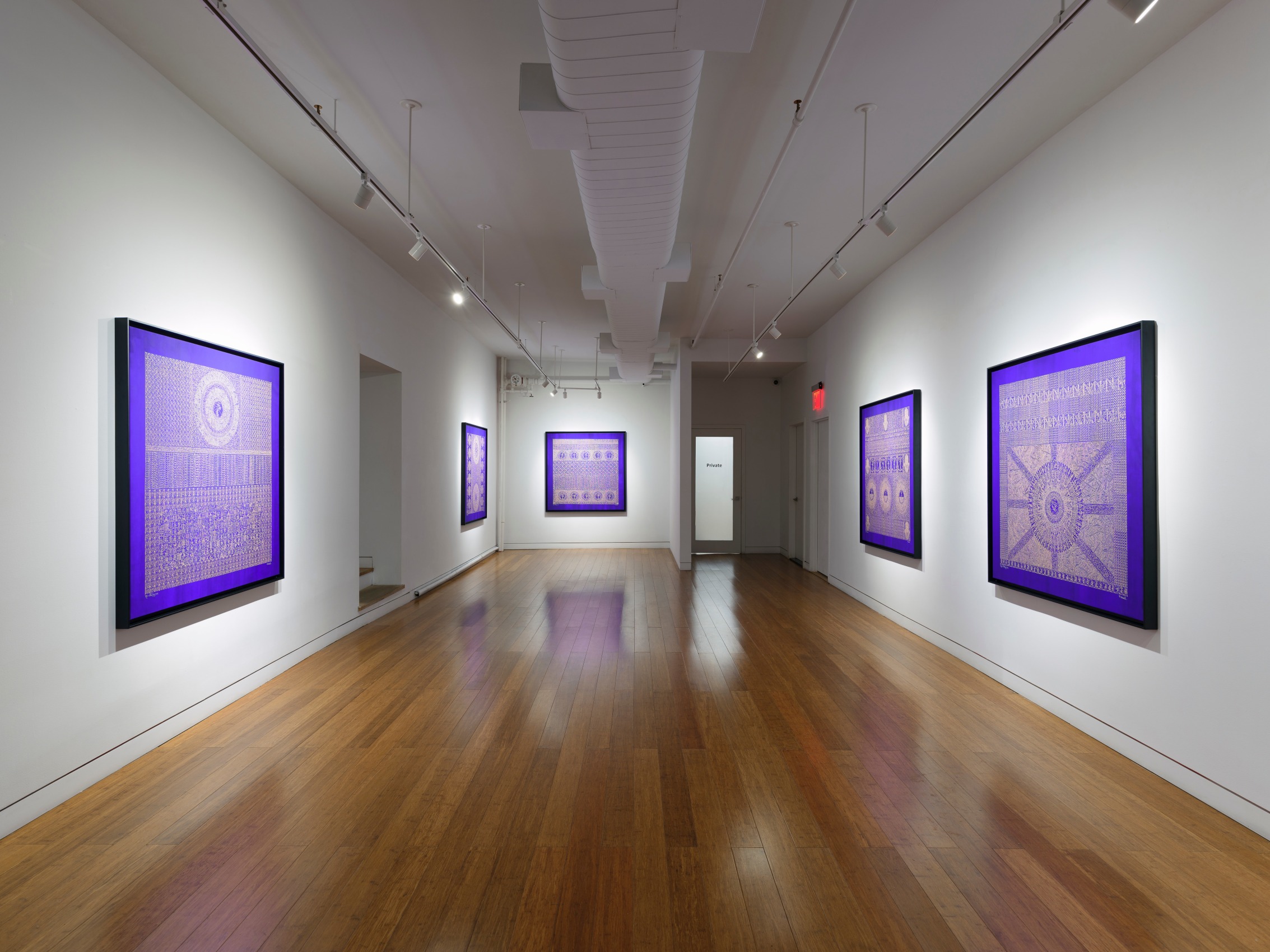 Installation view of exhibition