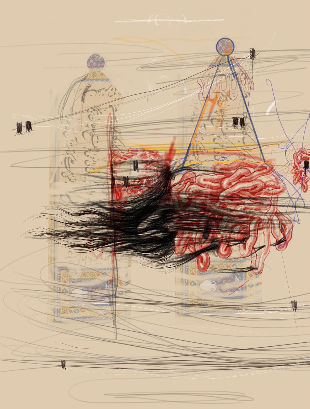 Khadim Ali, The Other Gods I,&nbsp;2020, Inkjet print on Hahnmule paper,&nbsp;30 x 22.75 in,&nbsp;Edition of 3