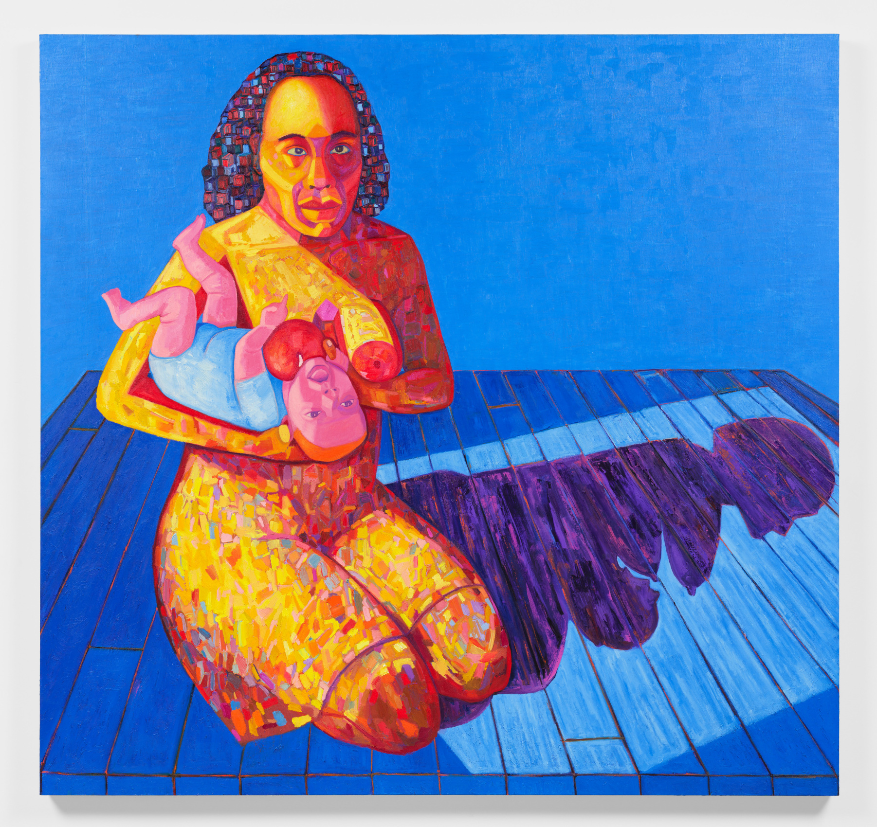 Portrait of the artist as her maternal ancestor breastfeeding a baby