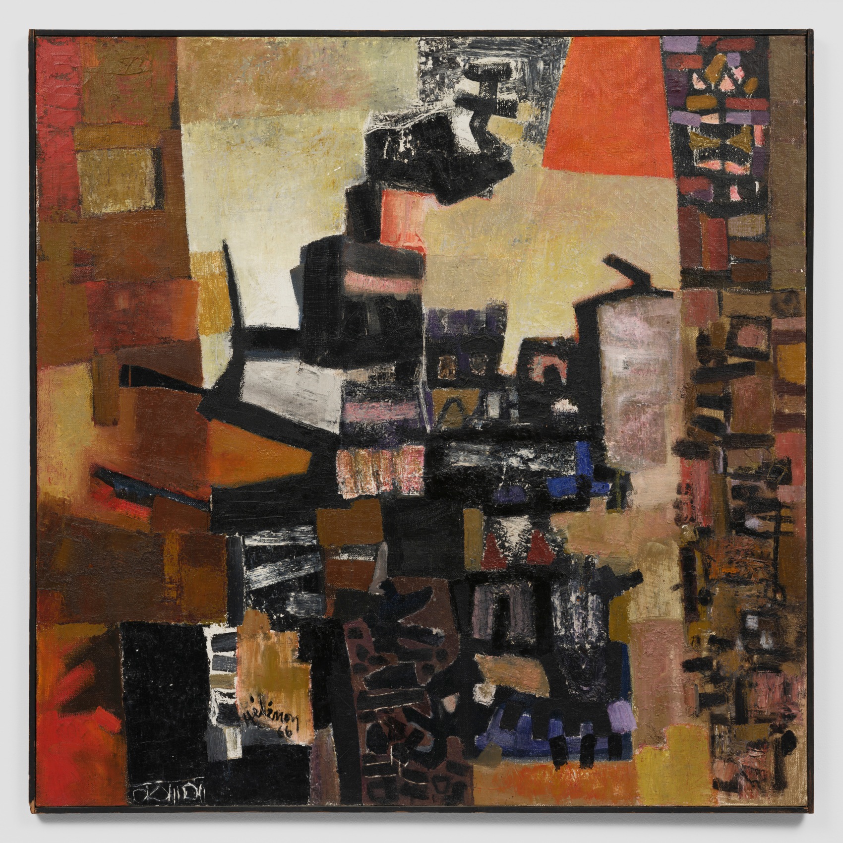 A painting in the style of &quot;une figuration autre&quot;