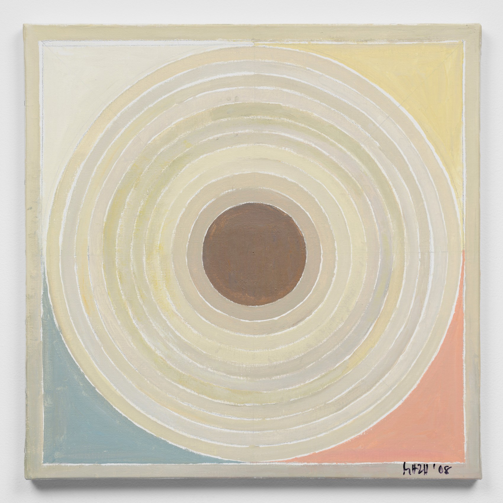 Sayed Haider Raza, Bindu, La Paix, 2008,&nbsp;Acrylic on canvas, 19&nbsp;⅔ x 19&nbsp;⅔ in (50 x 50 cm), RAZSH114