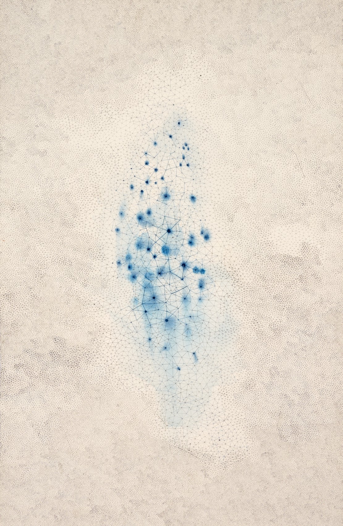 Abstract watercolor on paper drawing