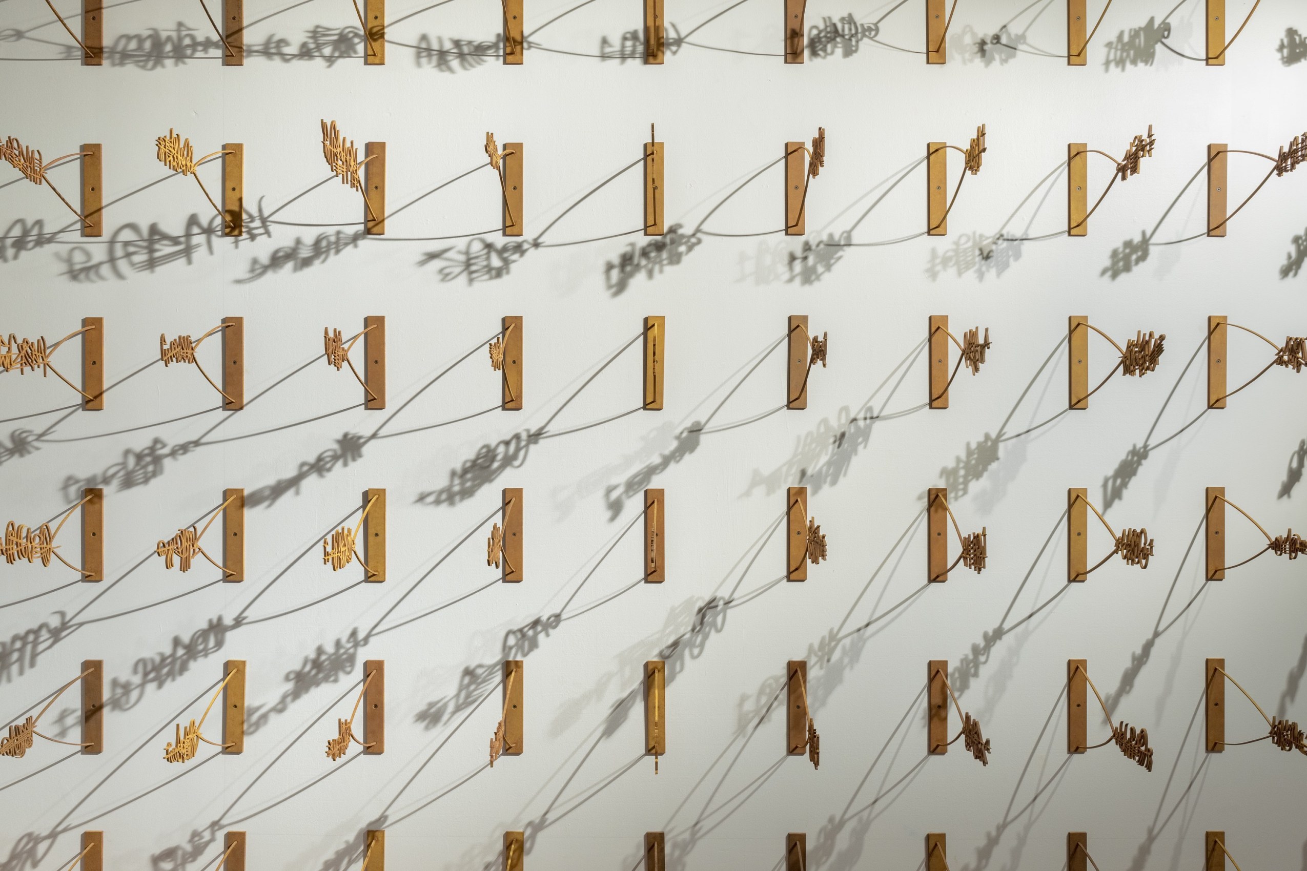 Rachid Kora&iuml;chi,&nbsp;Les Sept Stations Celestes,&nbsp;2019, Corten steel, Variable dimensions