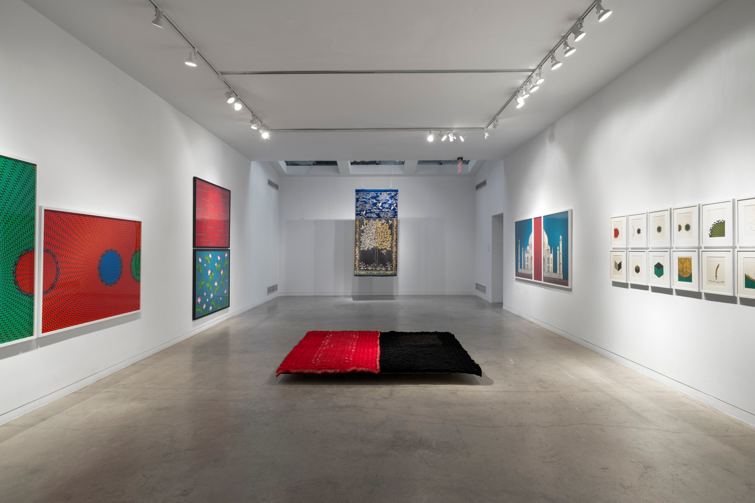 Installation view of Aisha Khalid's At The Circle's Center - photography by Sebastian Bach