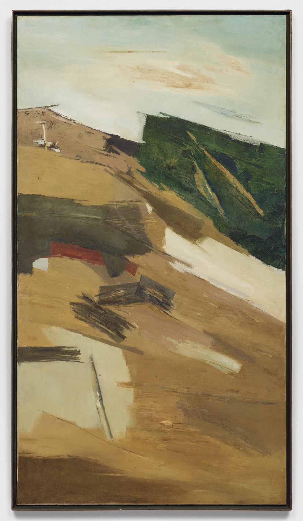 Ram Kumar vertical landscape painting