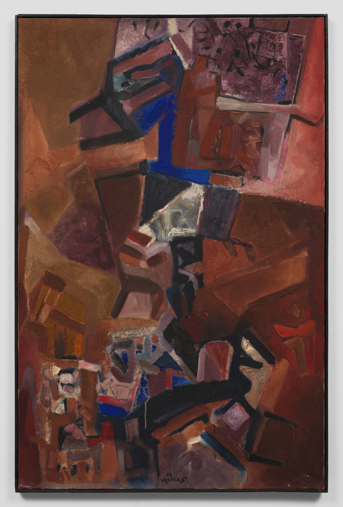 A painting in the style of &quot;une figuration autre&quot;