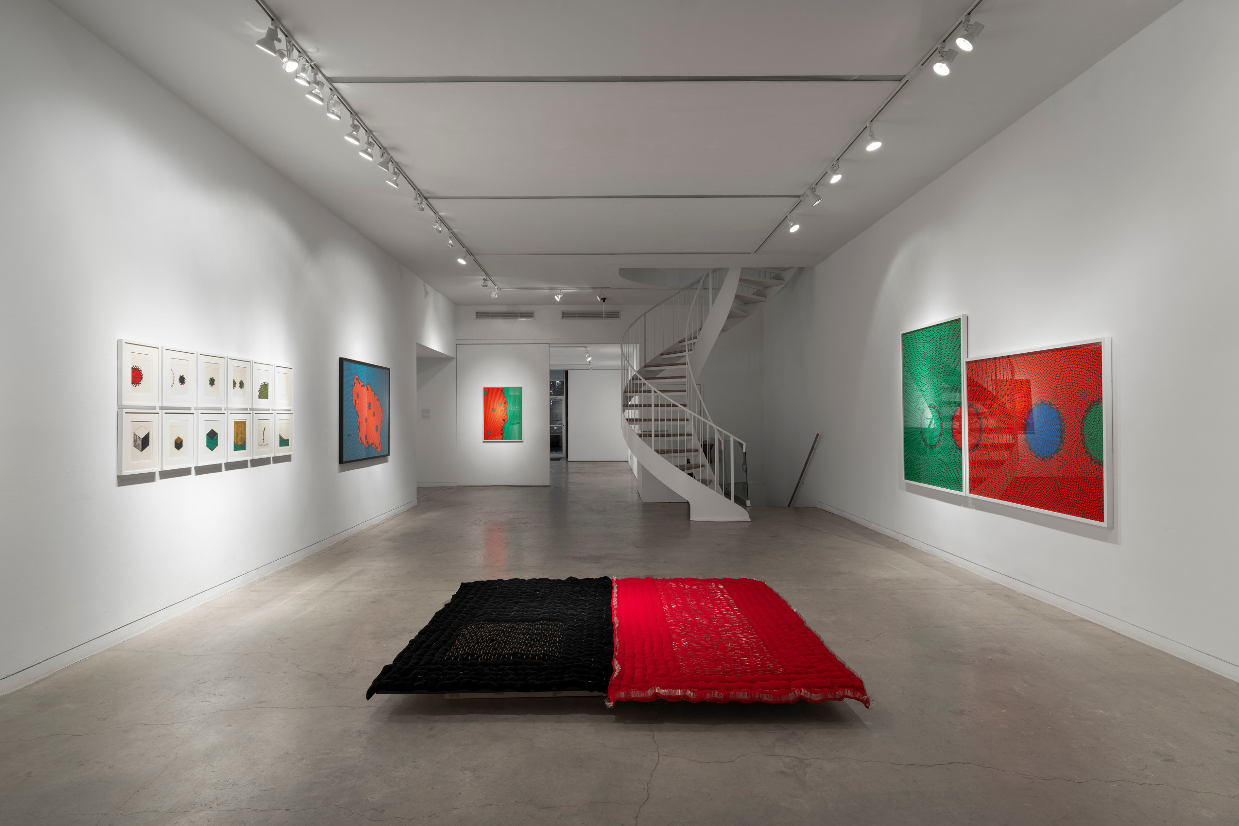 Installation view of Aisha Khalid's At The Circle's Center - photography by Sebastian Bach