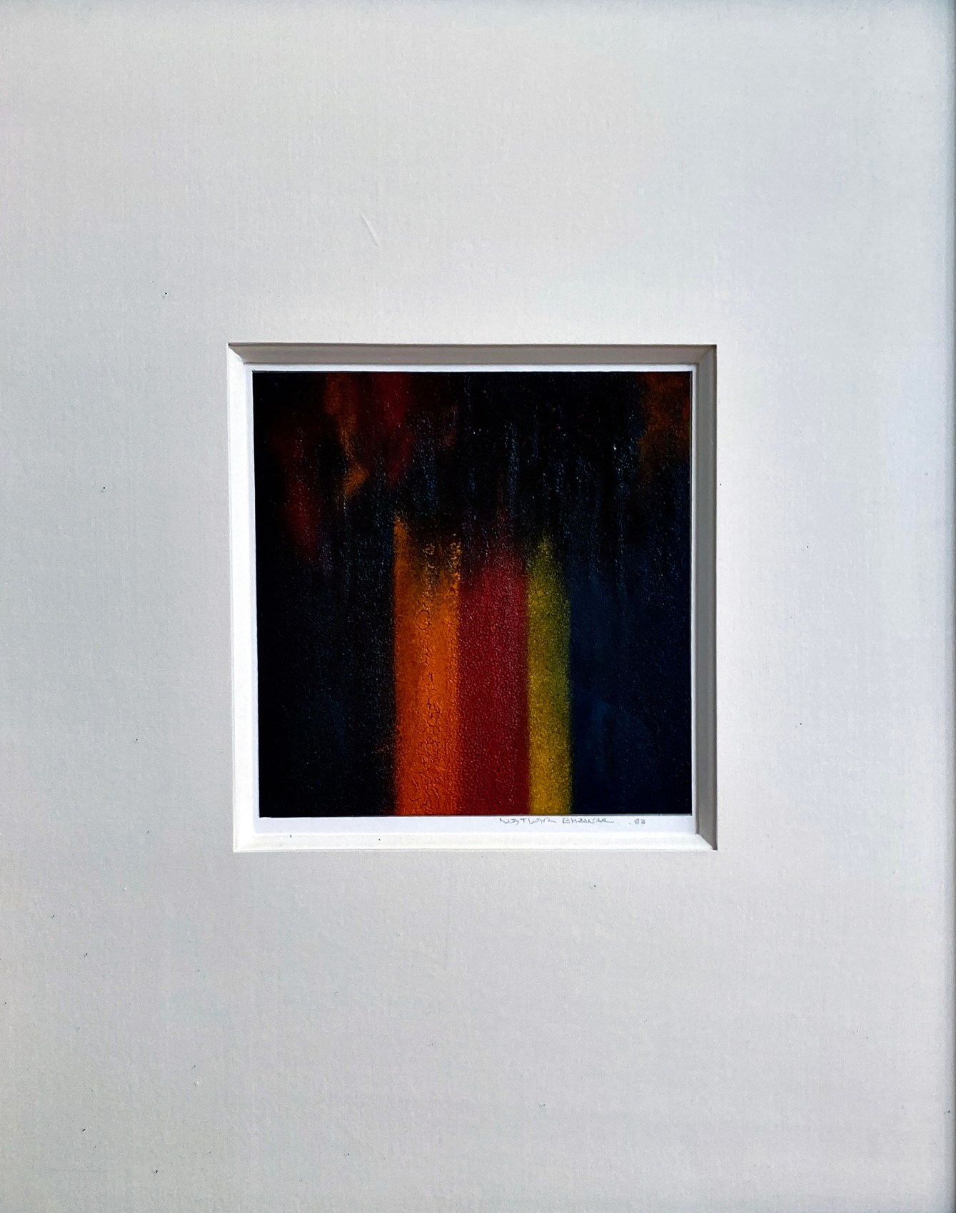 Natvar Bhavsar,&nbsp;UNTITLED I ,&nbsp;1983,&nbsp;Pastel on paper,&nbsp;21 x 17 in