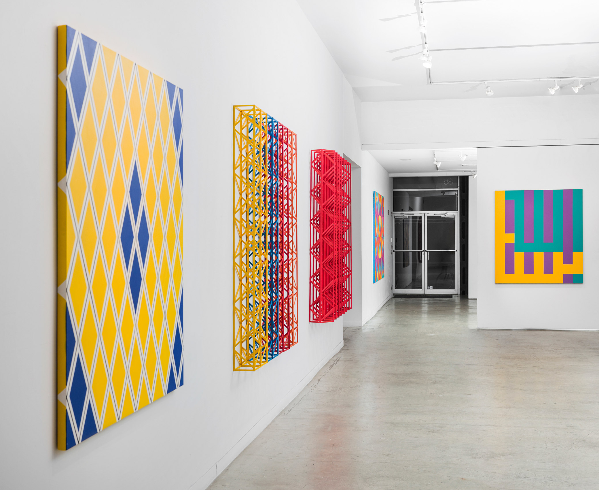 Rasheed Araeen Islam &amp; Modernism Exhibition - installation photograph