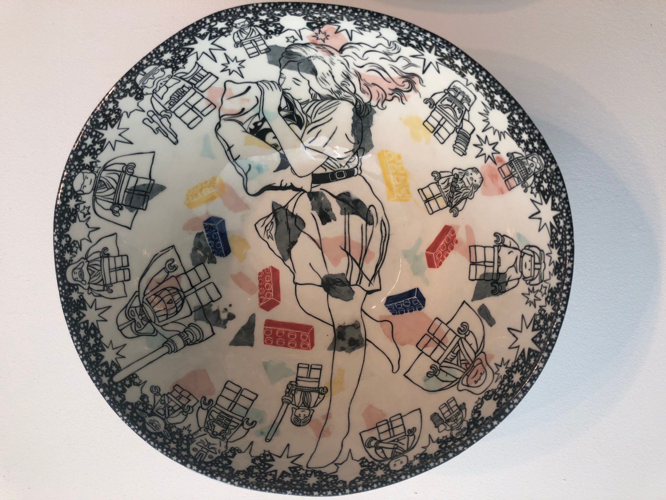 Faiza Butt, From the series Dinner Dialogue 5,&nbsp;2017,&nbsp;Ceramic,&nbsp;13 x 13 x 6 in