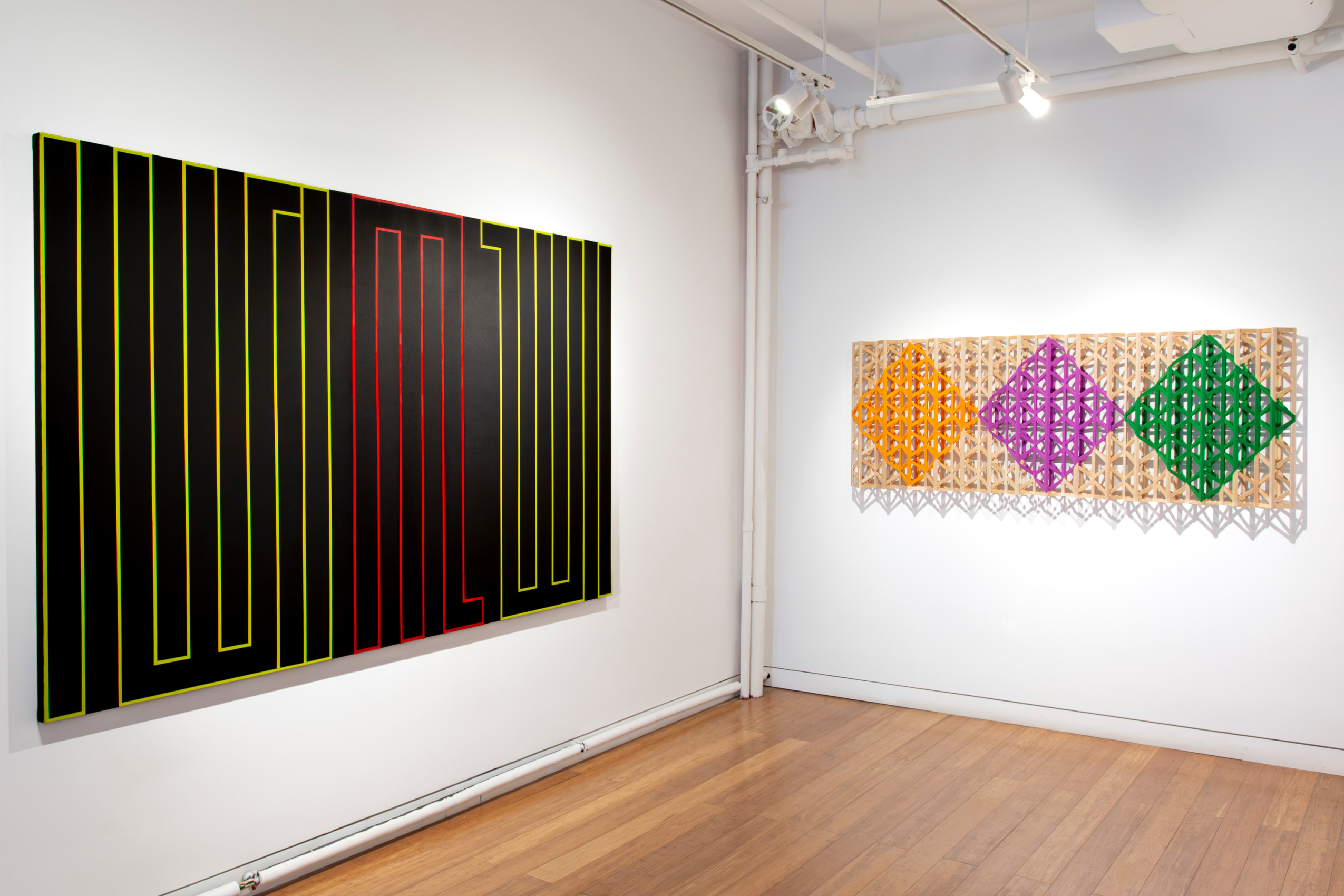 Installation view of exhibition