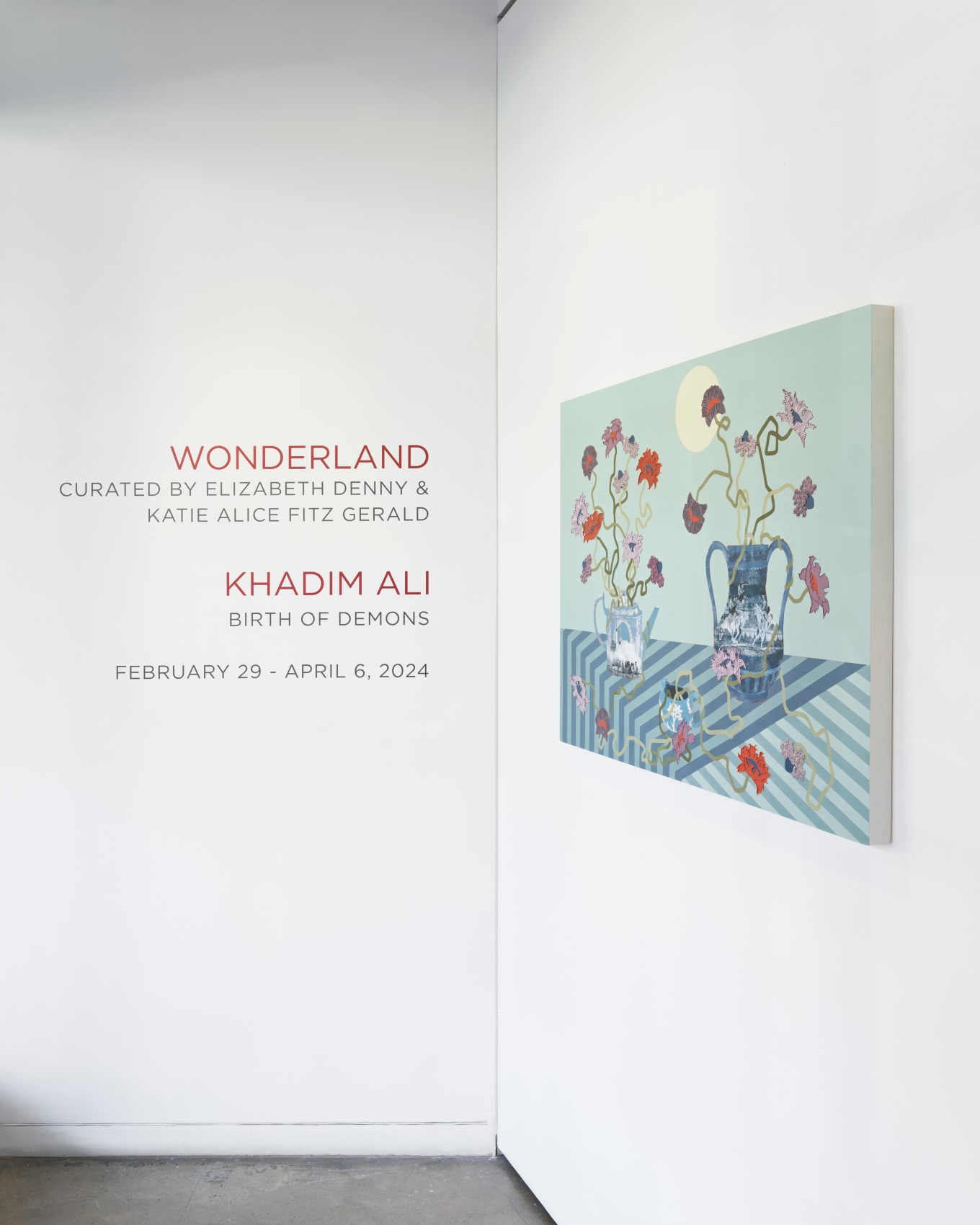 Installation view of exhibition