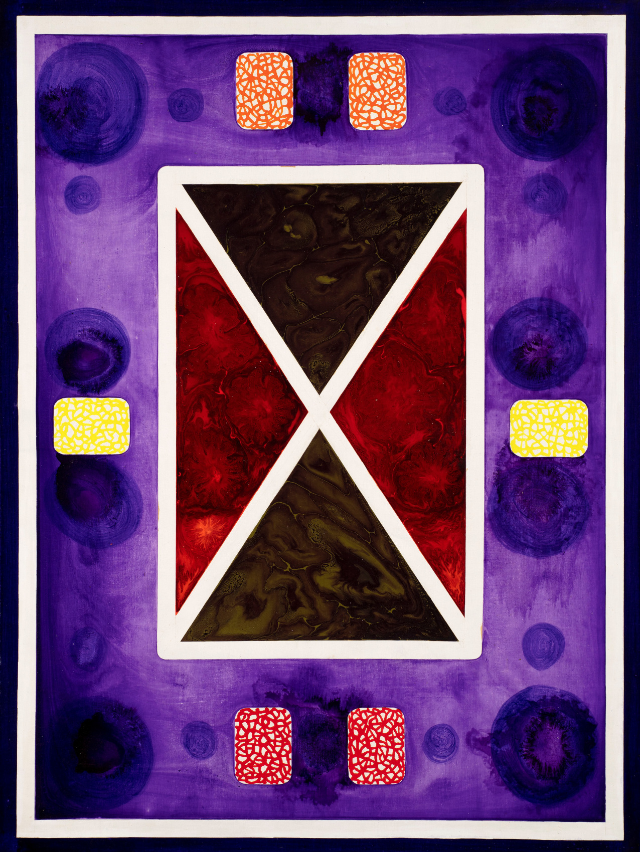 abstract tantric painting