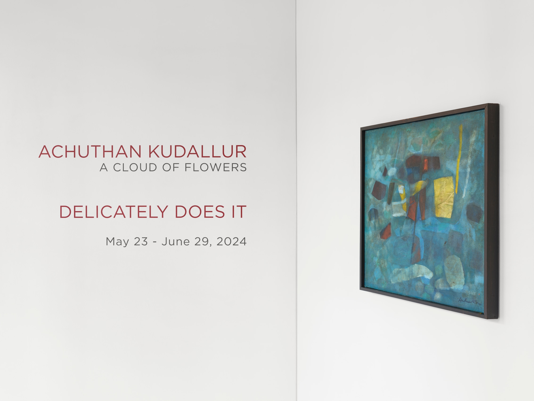 Achuthan Kudallur - A Cloud of Flowers - Exhibitions - Aicon Art 2024