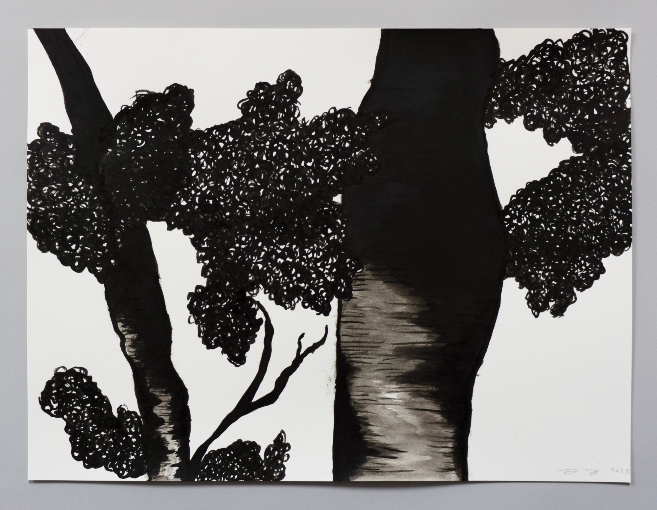 Max Colby, Untitled, 2023,&nbsp;Ink on paper,&nbsp;9 x 12 in (22.86 x 30.48 cm)