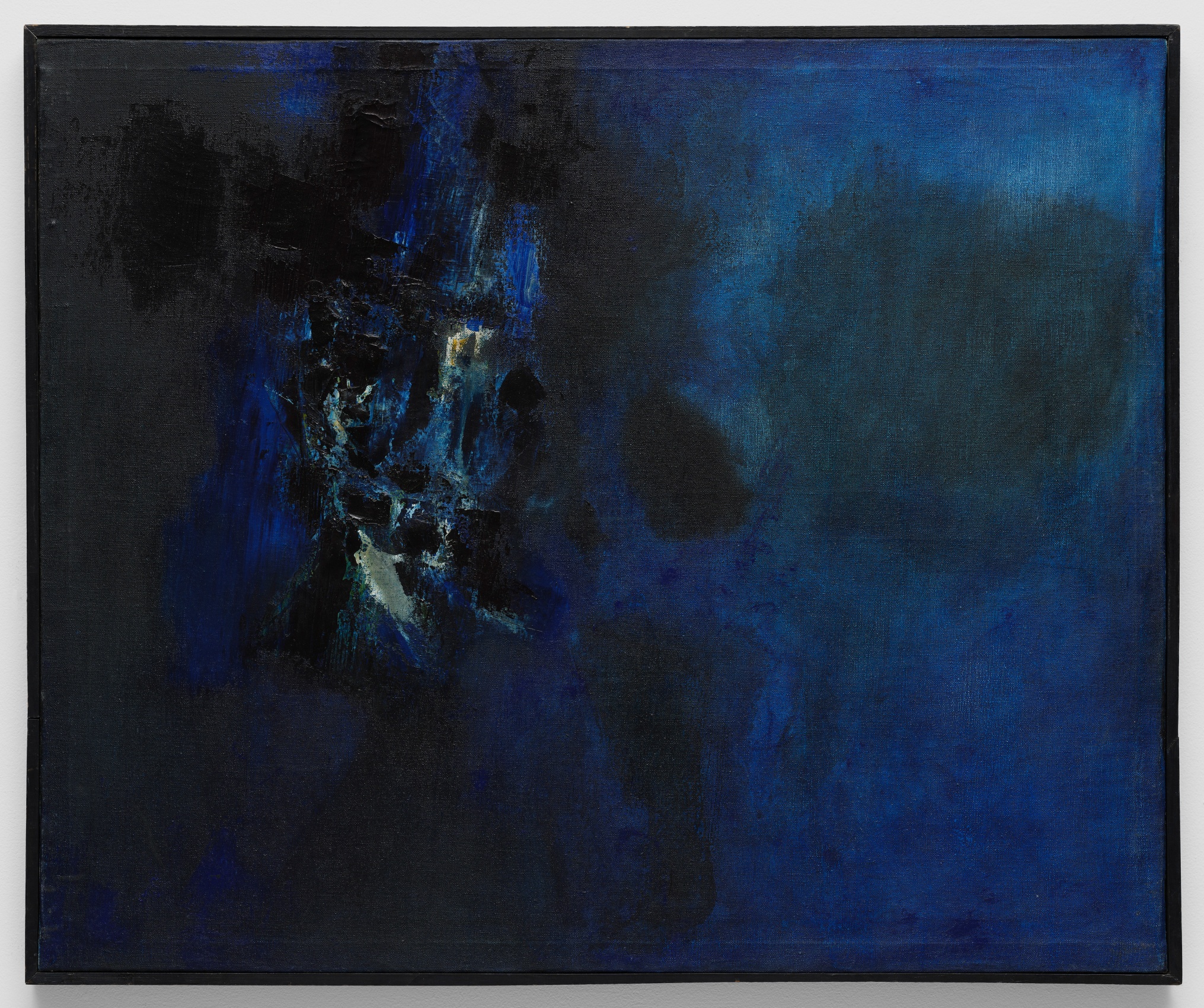 S. H. Raza,&nbsp;Reflections, 1962, Oil on canvas, 29&nbsp;&frac12; x 35&nbsp;&frac12; in (74.9 x 90.2 cm), Private UK Collection