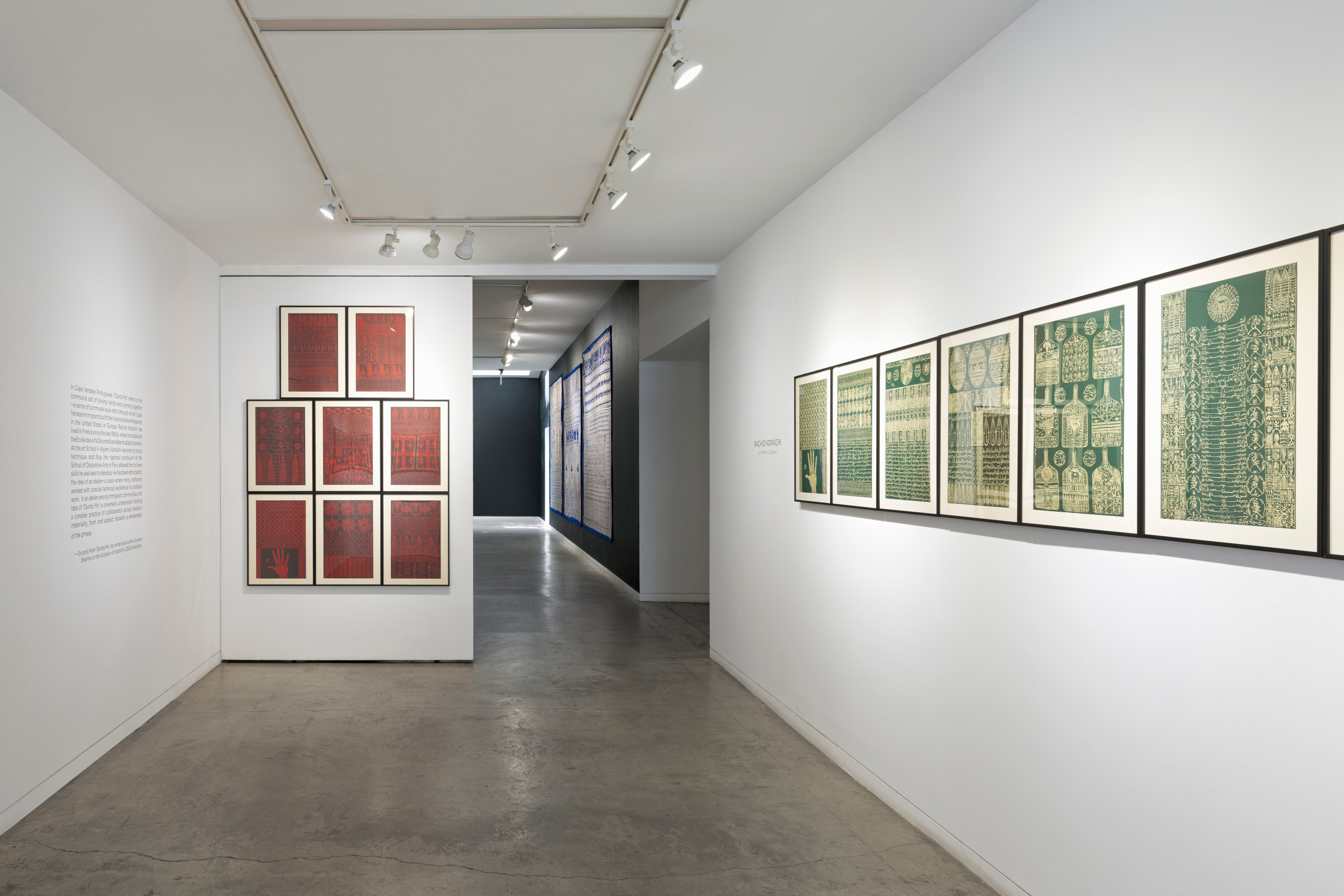 Installation view of exhibition