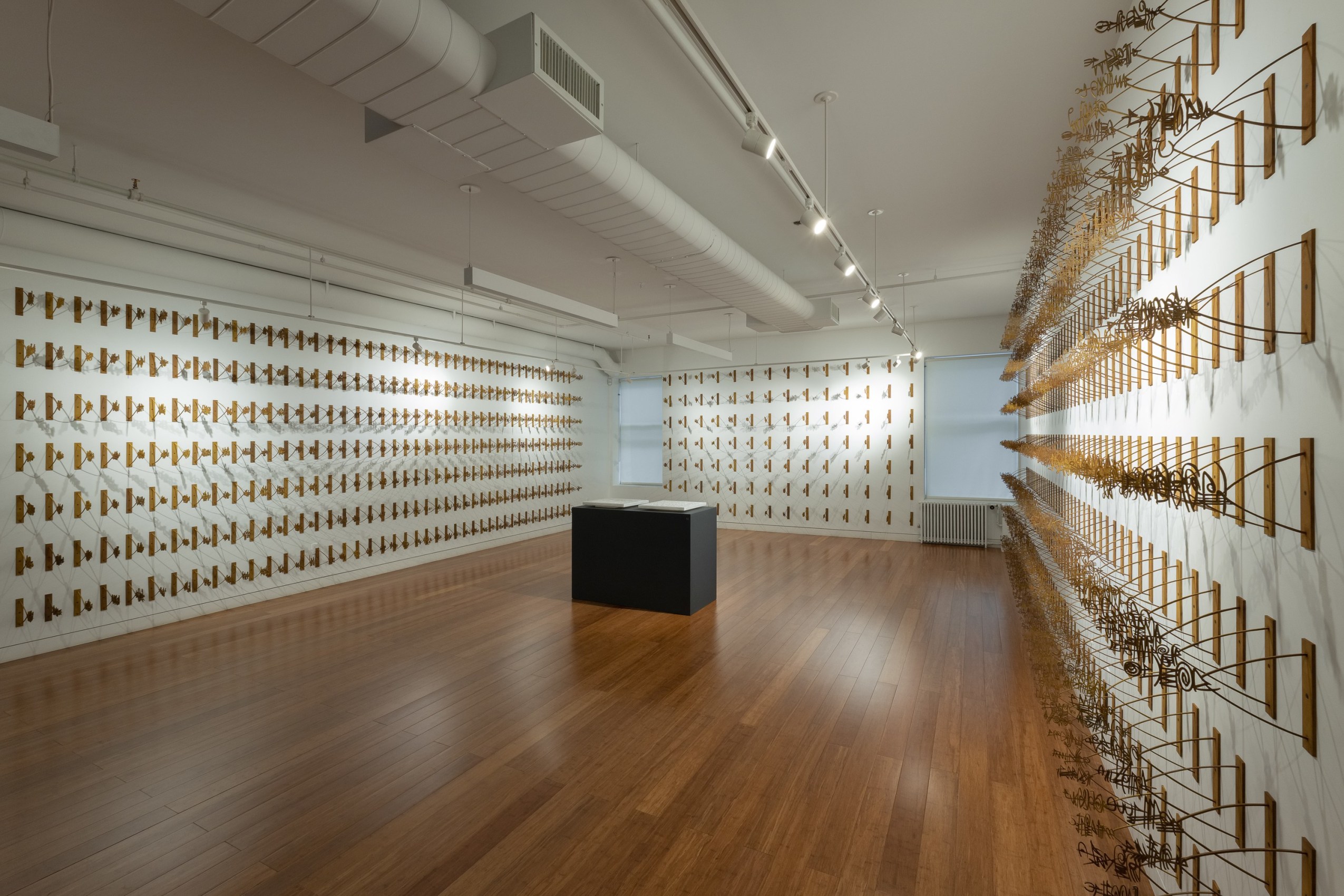 Rachid Kora&iuml;chi,&nbsp;Les Sept Stations Celestes,&nbsp;2019, Corten steel, Variable dimensions