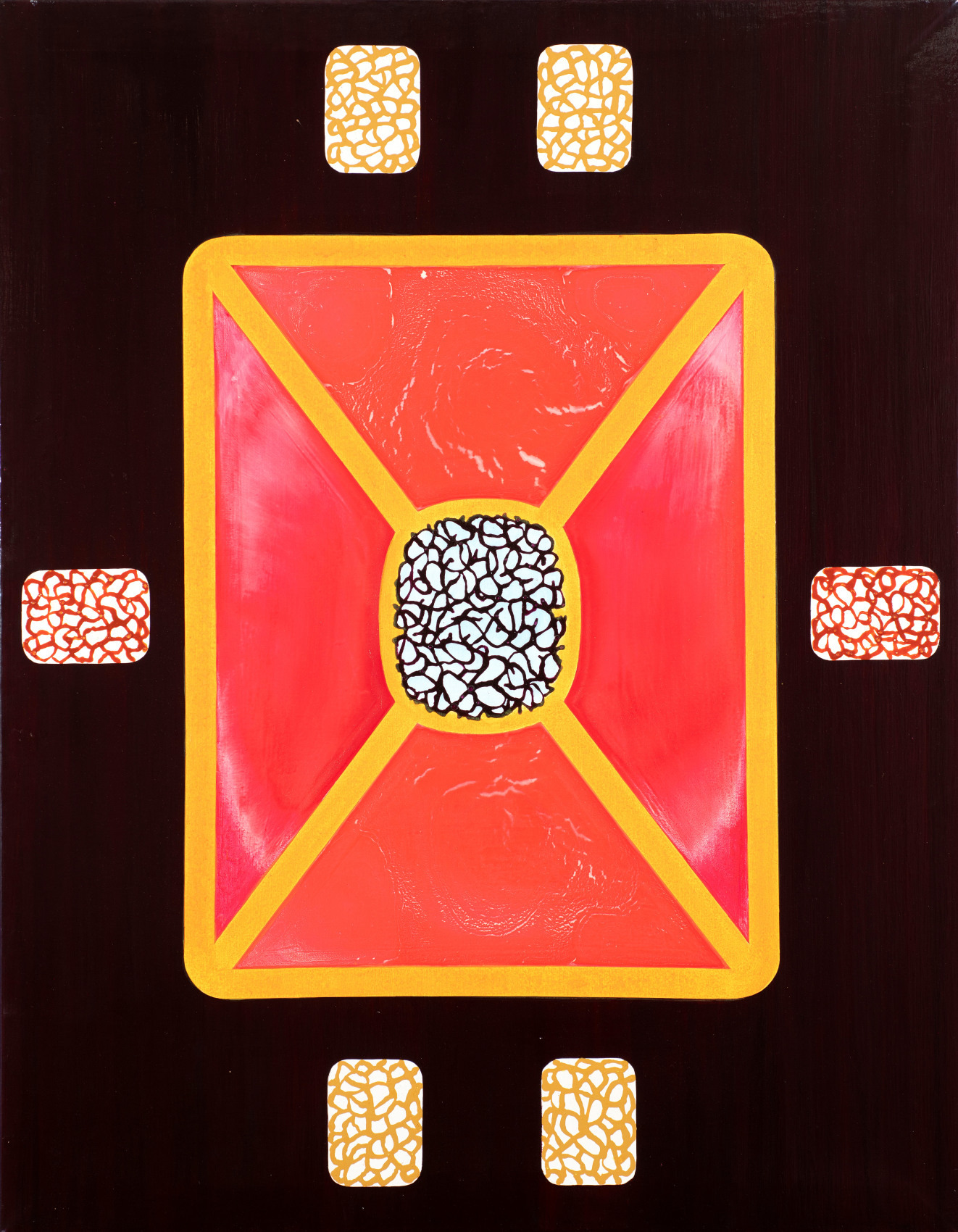 abstract tantric painting