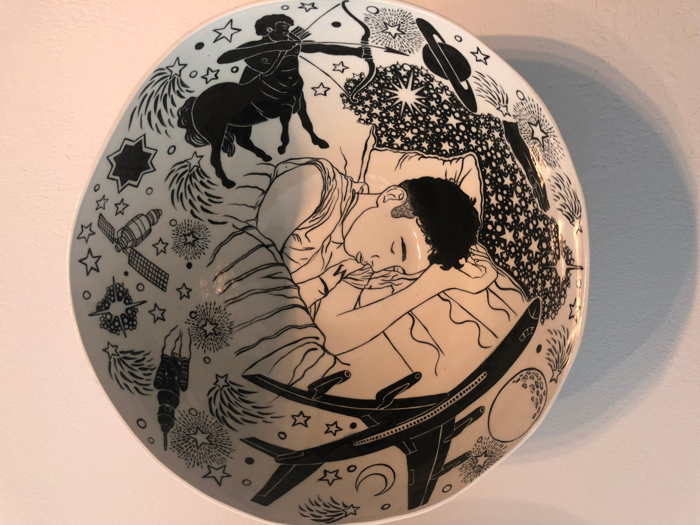 Faiza Butt, From the series Dinner Dialogue 4,&nbsp;2017,&nbsp;Ceramic,&nbsp;13 x 13 x 6 in