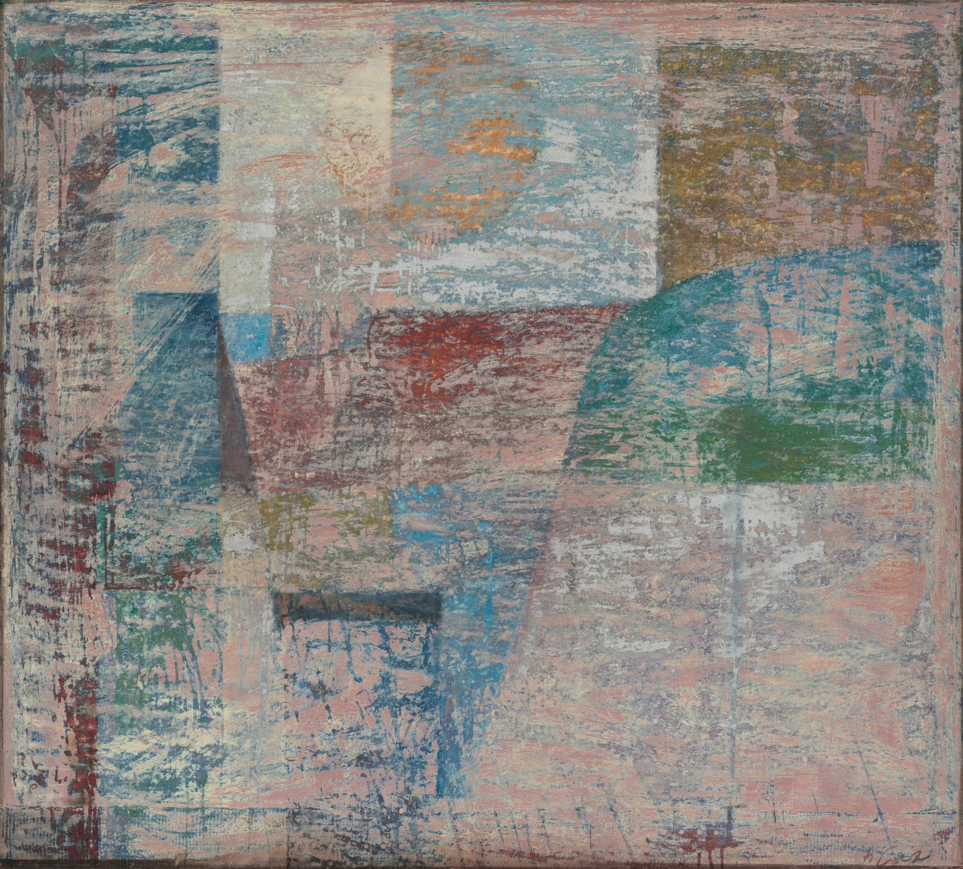 Mohammad Omer Khalil , Abu Nawas,&nbsp;1971,&nbsp;Oil on canvas,&nbsp;50 x 55 in