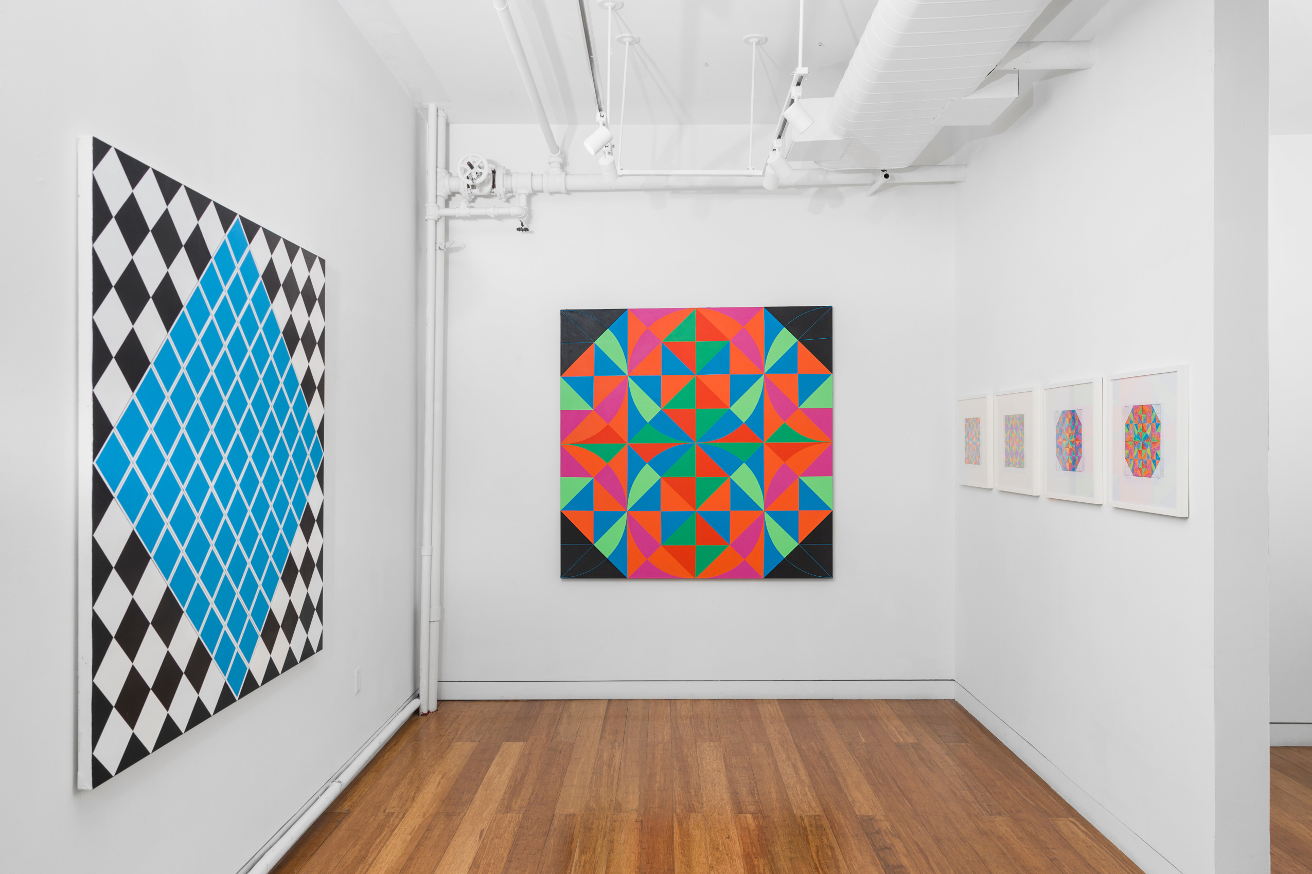 Rasheed Araeen Islam &amp; Modernism Exhibition - installation photograph
