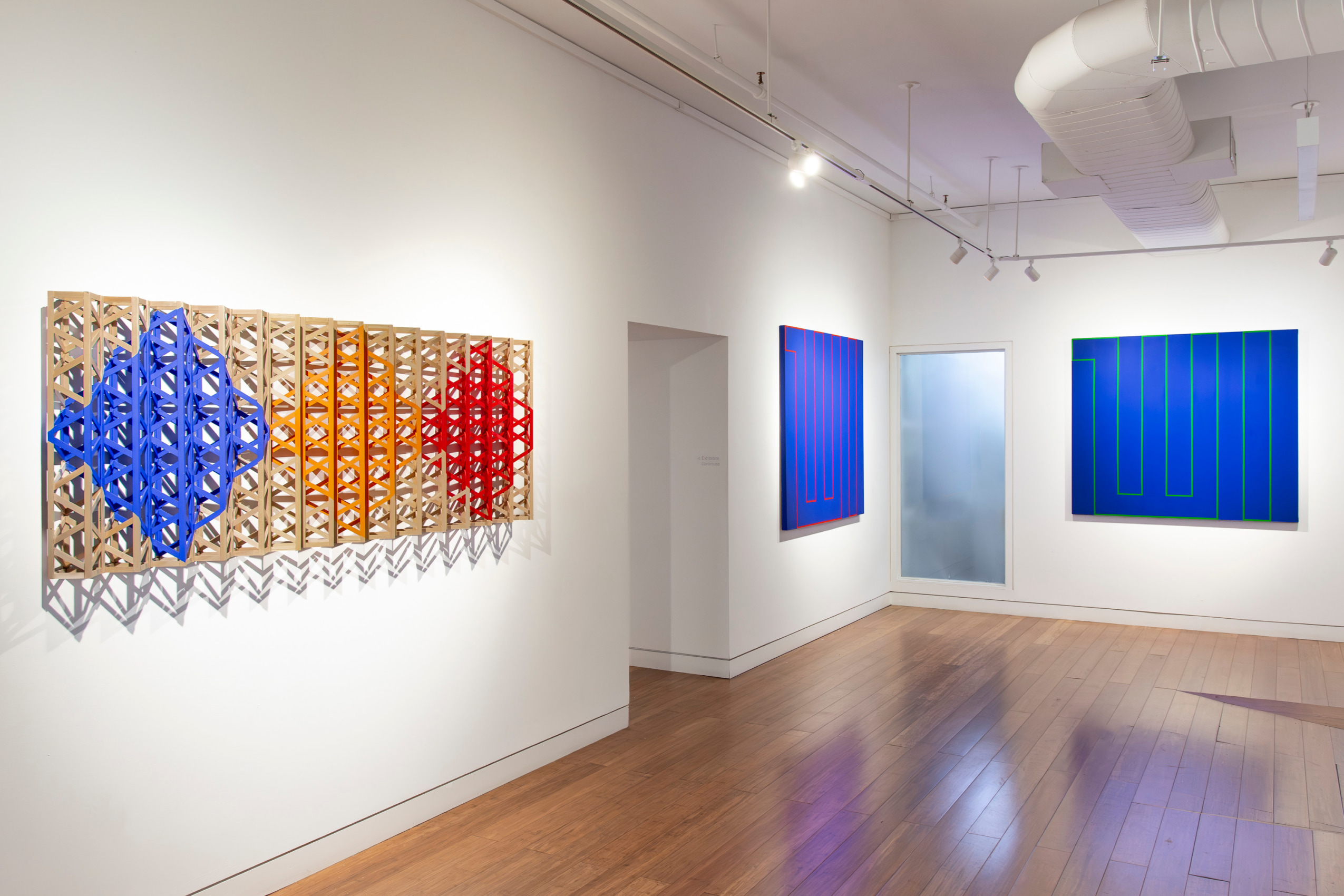 Installation view of exhibition