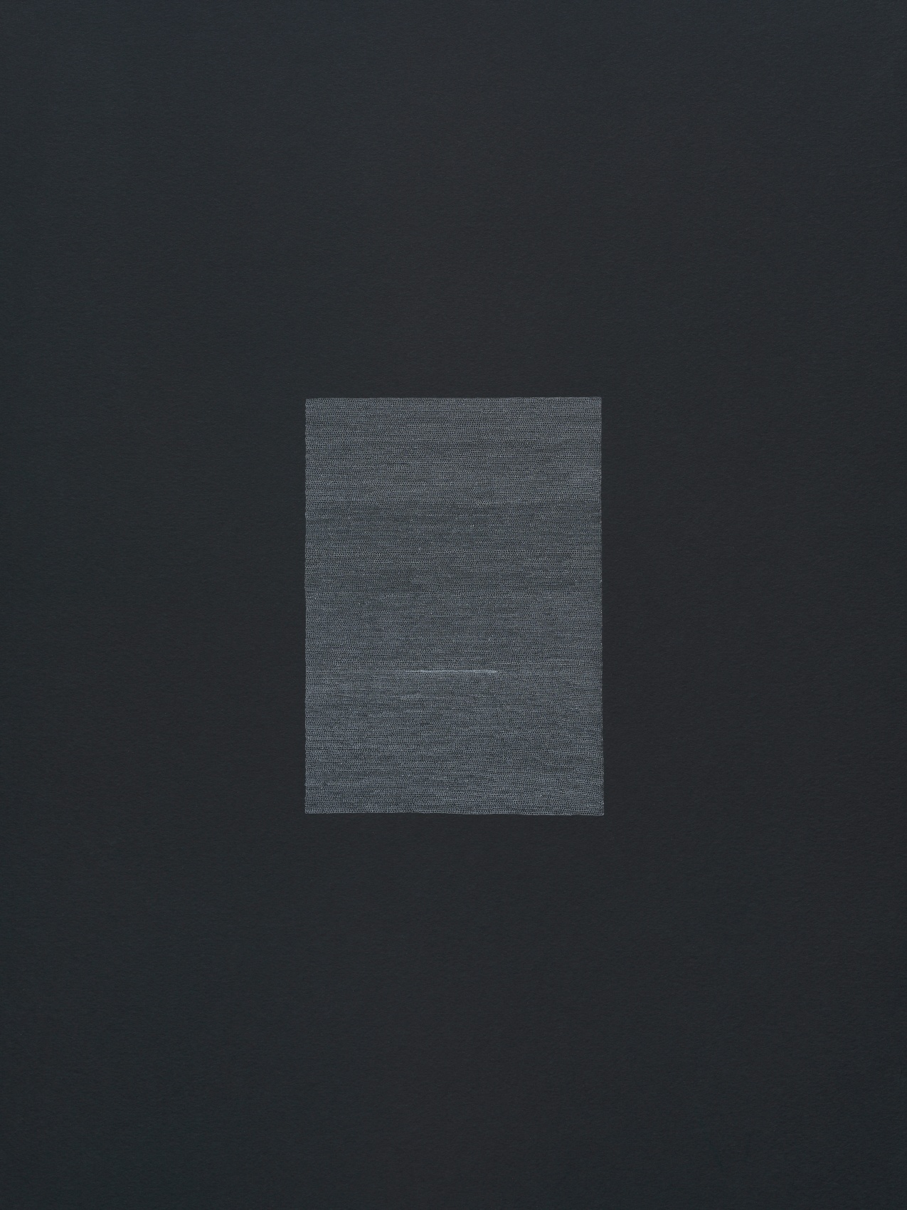 Abstract white on black drawing