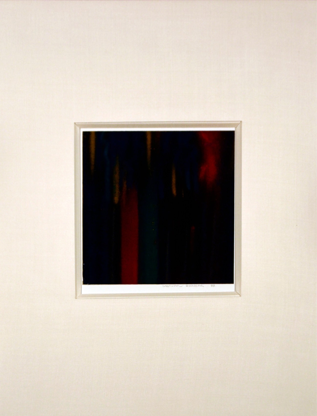 Natvar Bhavsar,&nbsp;AA-KASH IV,&nbsp;1983,&nbsp;Pastel on paper,&nbsp;21 x 17 in